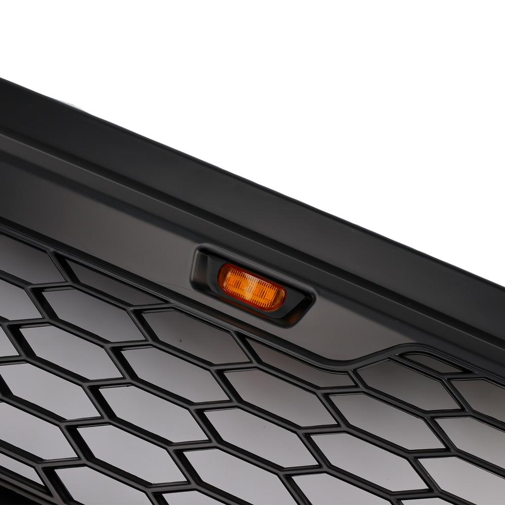 Black Front Upper Bumper Grill Grille Fit Ford Explorer 2006-2010 With Light