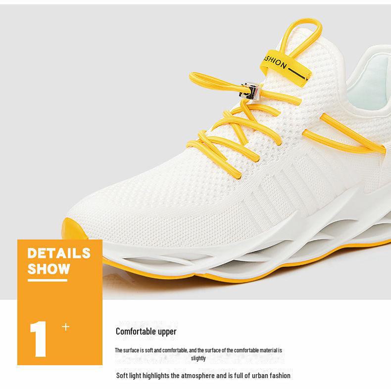 Trend w modzie męskiej koreańskiej 2025: Oddychające Tkane Casualowe Buty Sportowe