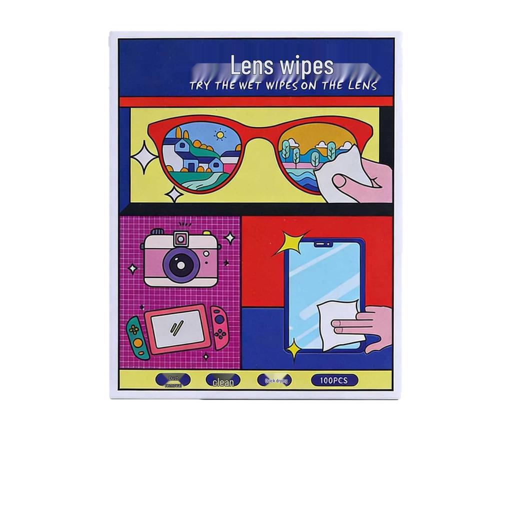 Disposable Anti-Fog Lens & Screen Cleaning Wipes for Glasses, Mirrors, and Phones