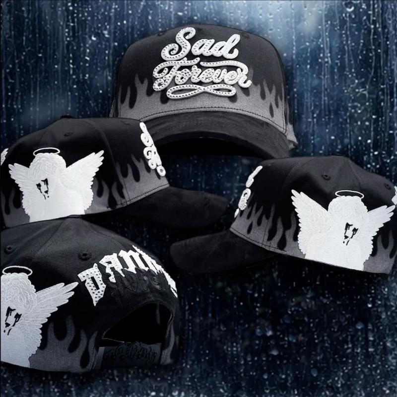 Adjustable Unisex Baseball Cap With Embroidered Design Cotton Hat Outdoor Casual Hip Hop Wear