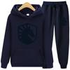 Spring Hoodies Set Sweatshirt+Sweatpants Suit Autumn Winter Warm Tracksuit Sets Women's Classic Hooded Outwear Sets