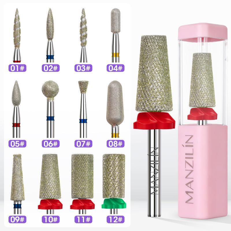 Safety Under Nail Cleaner Nail Drill Bit Diamond Sliver Nail Gel Cuticle Remover Drill Bit Suitable For Home-Based Nail Salons