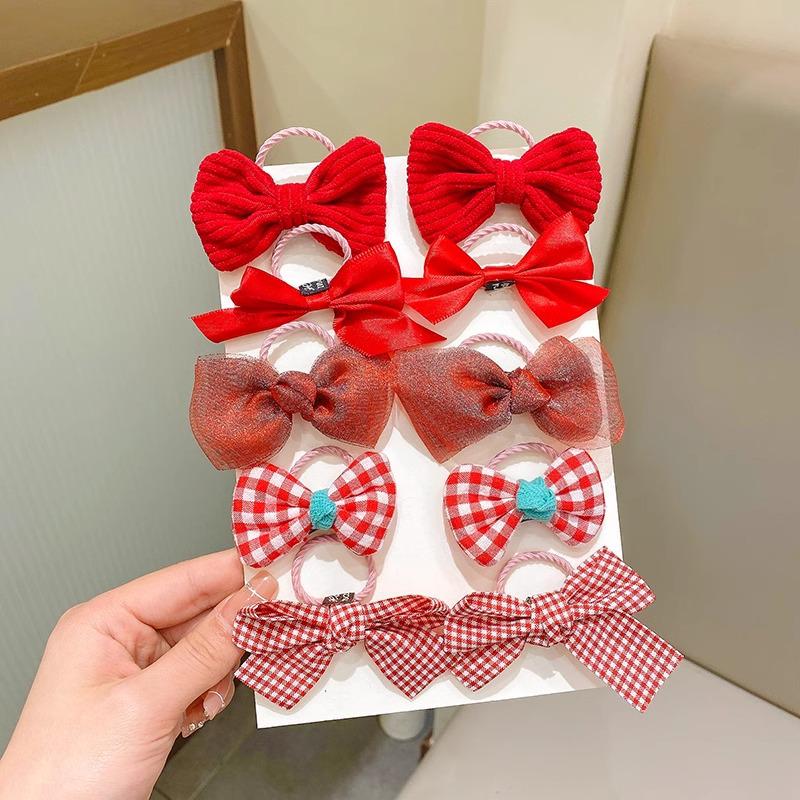 

Красочные резинки для волос с цветами и повязка на голову с бантом для девочек