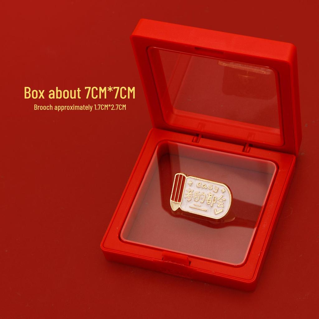 Success Gift Box: Motivational Brooch for Students - Pass Exams, Graduation, College & High School Entrance