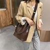 Fashion temperament big bag women's 2025 new crocodile pattern bucket bag women's large-capacity high-end shoulder messenger bag