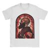 Unisexs TShirt Stained Glass Kratos God Of War Vintage Cotton Tees Short Sleeve T Shirt Crewneck Clothes New Arrival