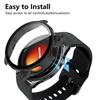 Silicone Strap & PC Case + Tempered Glass for Xiaomi Watch 5 Full Shell Screen Protector Bumper Cover Strap Smart Accessorie Set