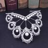 Head Accessories Crystal Pearl Headband Round Pearl Crown Jewelry Headpiece  Miss Universe