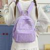 Schoolbag niche bubble grid girl cute versatile small schoolbag going out lightweight small backpack college mommy bag