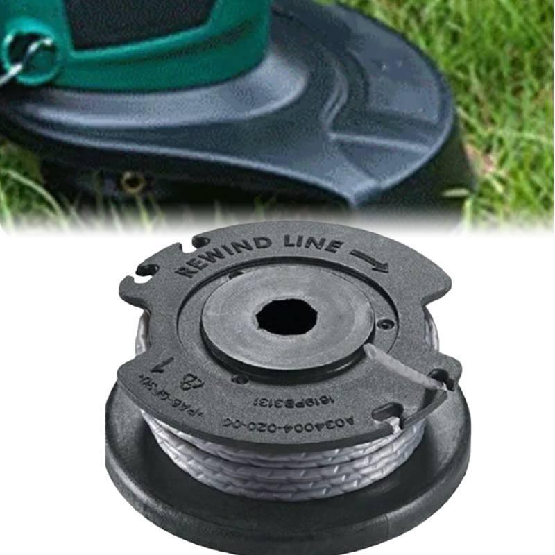 Strapazierfähige Nylon-Trimmerschnur für Greenworks Mäher Ersatzspule in Blau und Grau