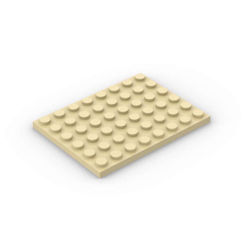 10pcs DIY Building Blocks Thin Figures Bricks 6x8 Dots 12Color Educational Creative Size Compatible With 3036 Toys for Children