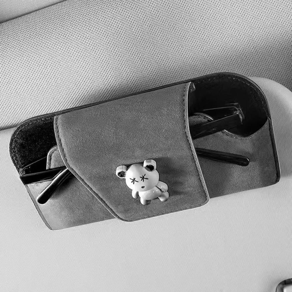 

Новое поступление! Универсальный автомобильный держатель для солнцезащитных очков на козырек - Подходит для водительского и пассажирского сидений | Органайзер для очков с клипсовым креплением