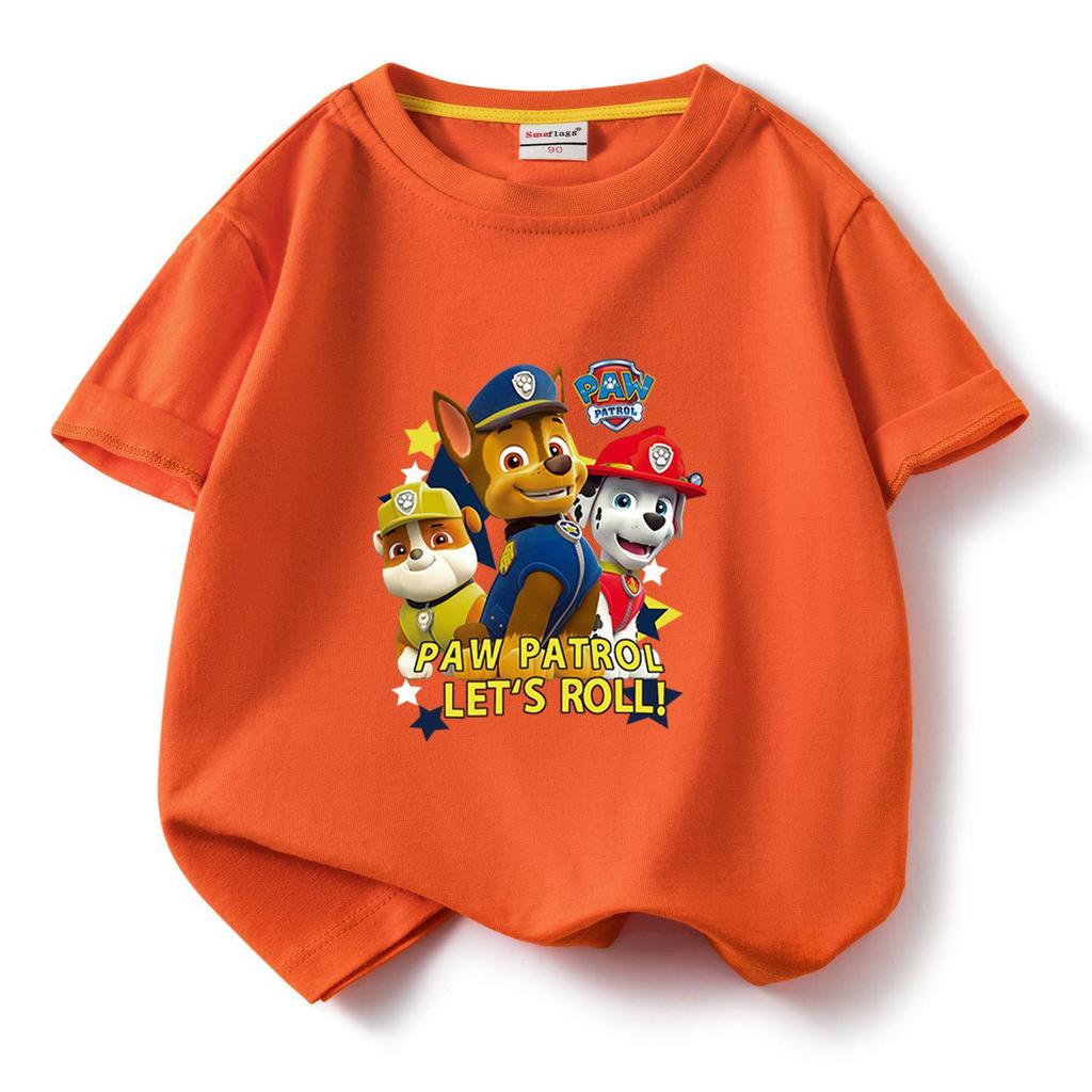 Paw Patrol Boys & Girls Short Sleeve Cotton Summer T-shirt