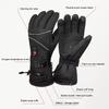 1 Paar Beheizte Handschuhe Wasserdicht Elektrische Heizhandschuhe Winddicht Touchscreen für Ski Radfahren für Motorrad für Sport Wandern