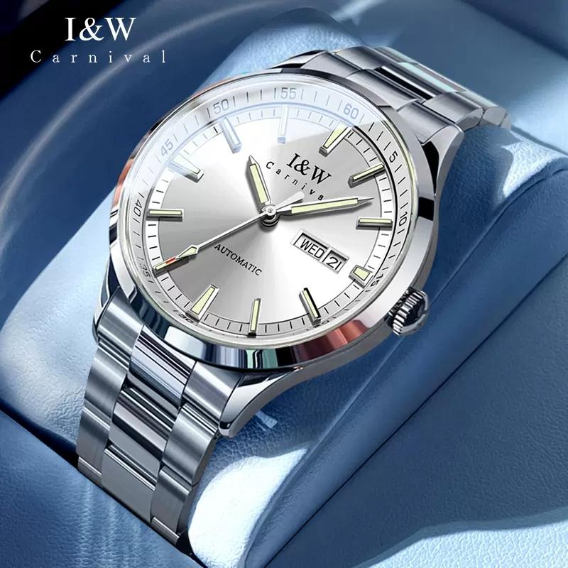 IW Men Automatic Mechanical Watch Stainless Steel Bracelet Luminous Sapphire glass MIOYA movement Business Male Wristwatch Reloj