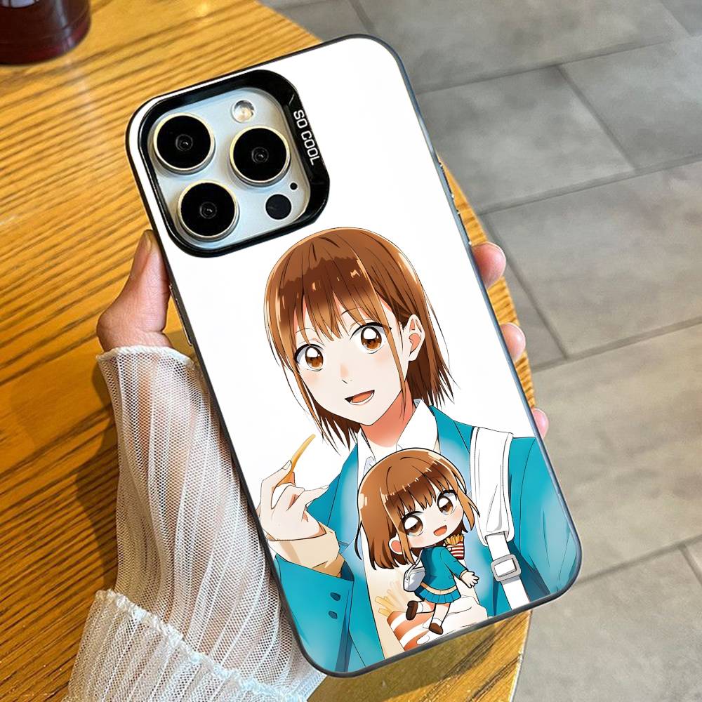 

B-B Box C-Chinatsu-Senpai Чехол для телефона для iPhone 16 17 15 14 12 13 Pro Max Черный Матовый Конфетный Ударопрочный Чехол iPhone13PROMAX