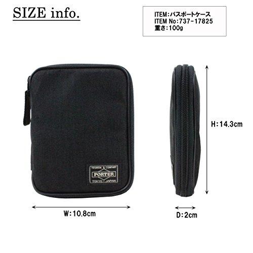PORTER Husă pașaport neagră (Porter) [HIBRID]