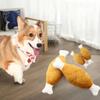 Pet Dog Chew Teeth Cleaning Pet Toys Carrot chicken leg shape Plush Toys Supplies Dog Squeaky Toys Pets Training Accessories
