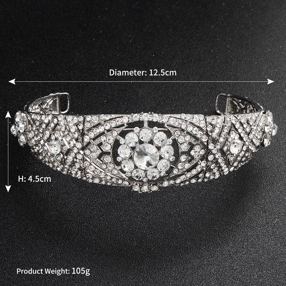 The Same Crown As the British Prince's Wedding, the Bride's Rhinestone Crown Headband, Adult and Children's Headwear and Hair Accessories