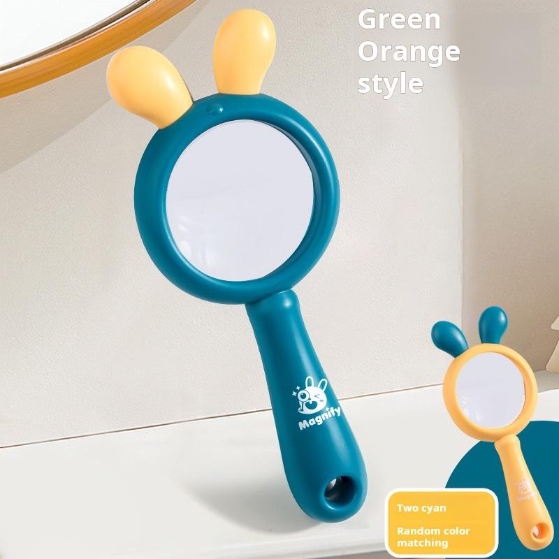 High Magnifying Glass Handheld Hd Children Elementary School Reading Optical Toys Kindergarten Small Gifts Color Random