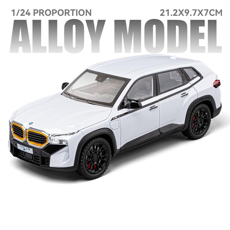 

1:24 BMW XM X7 X5 SUV Alloy Metal Diecast Model Car Simulation Desktop Display Collectible Ornament Holiday Present For Boy Kid