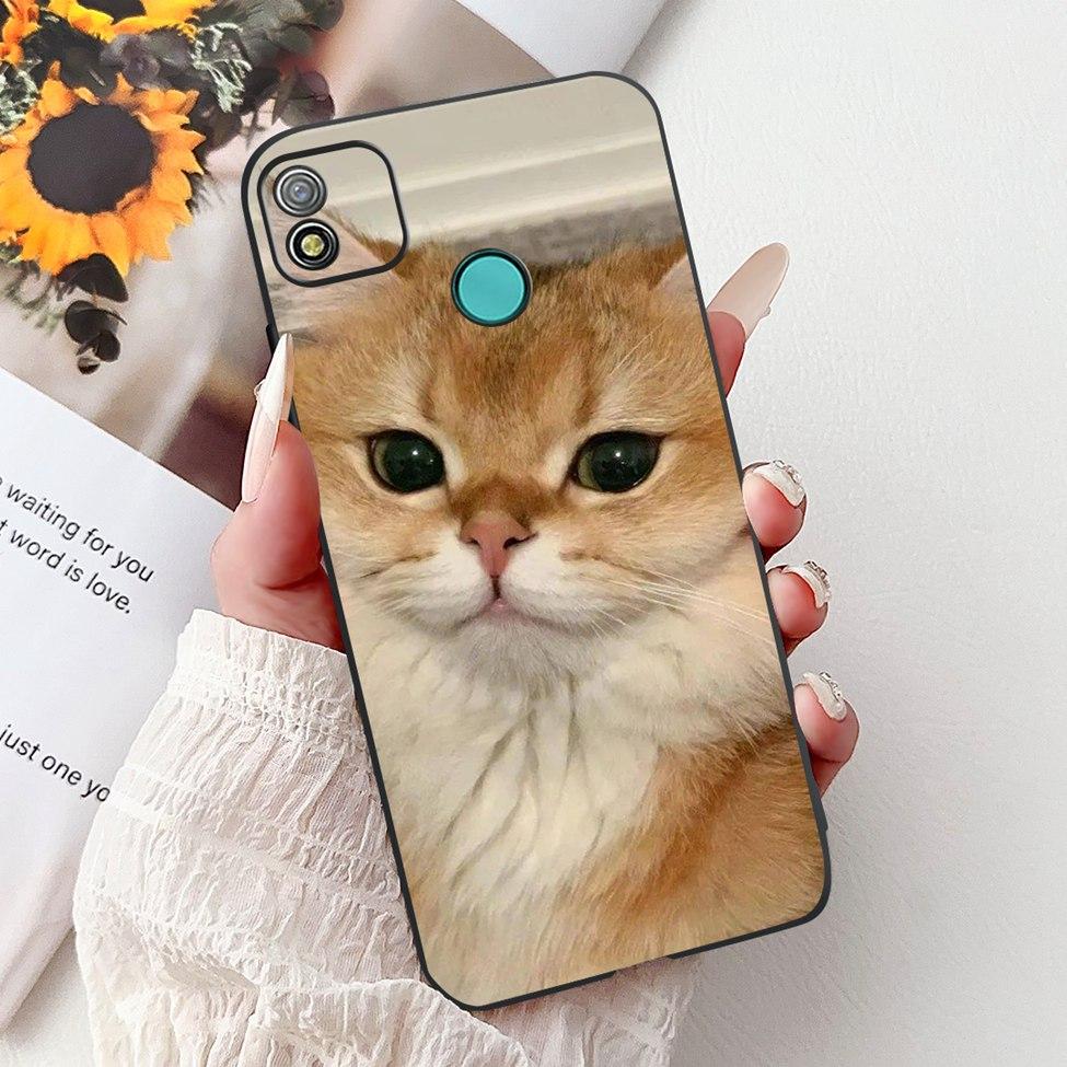 6.0" For Tecno Pop 4 Case Silicone Funny Luxury Cute Cartoon Cat Girls Cool Boys Back Cover For Techno Pop4 Phone Case BC2c BC1s
