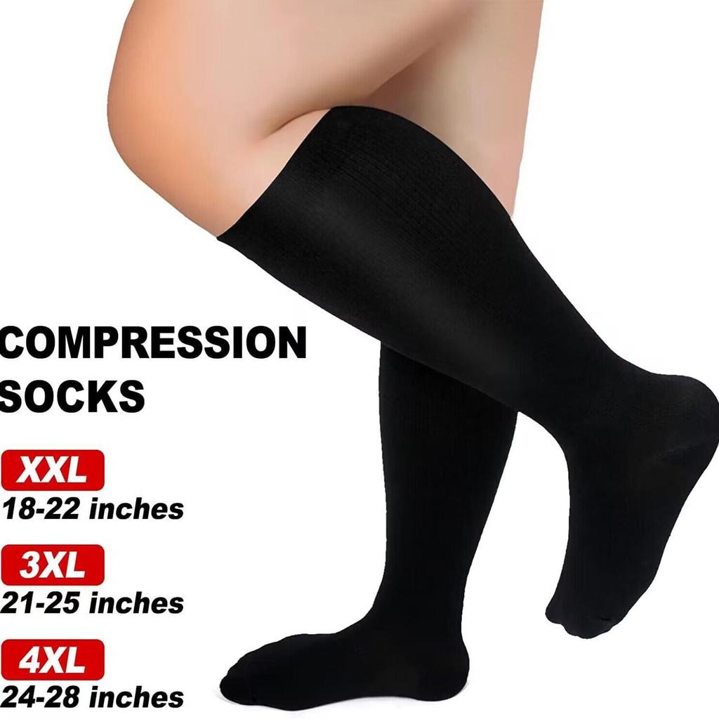 Plus Size Compression Socks for Running & Fitness