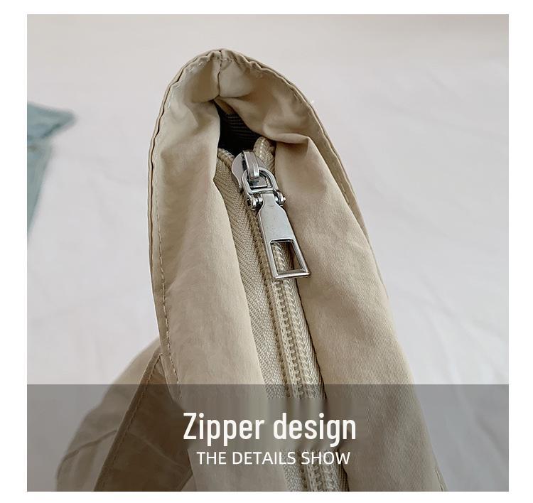 Japońska Wodoodporna Nylonowa Codzienna Torba Tote Damska Wiosna/Lato – Duża Pojemność, Stylowa Torba na Ramię