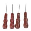 Kürbisförmige Hakenahle mit geradem Kegel und Holz-/Kunststoffbohrer, 15G