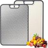ZISIZ Double-Sided Titanium & Wheat Straw Chopping Board