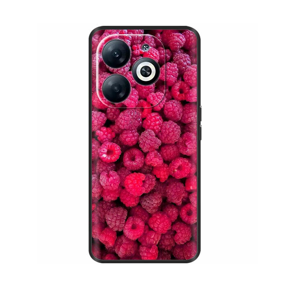 For Infinix Smart 8 Case Cover Funda Black Soft Silicone TPU Protective Phone Case For infinix Smart 8 Smart8 X6525 Bumper Coque