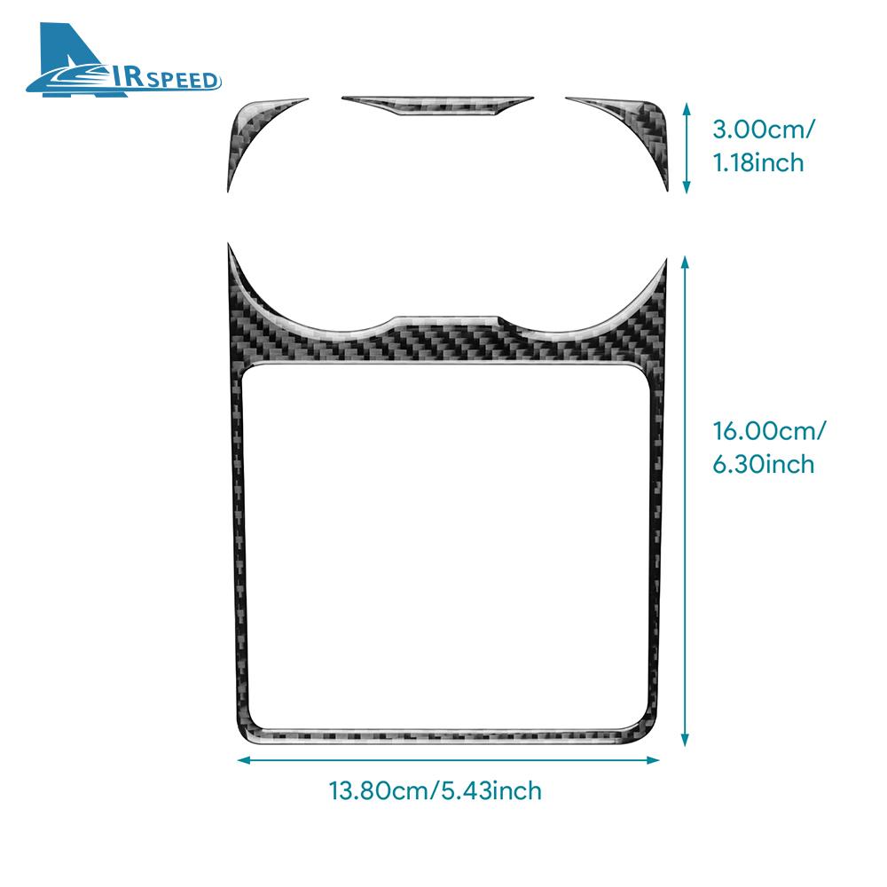 Real Soft Carbon Fiber Sticker For Seat Leon 2017 2018 2019 LHD RHD Car Water Cup Holder Panel Trim Interior Accessories