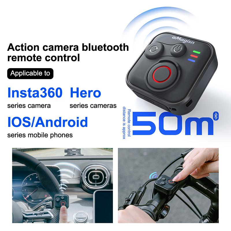 1 Set Für Insta 360 X5 X4 X3 X2 Go3S Ace Pro 2 8 9 10 11 12 13 Zubehör Sportkameras Bluetooth-Fernbedienung