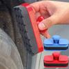 New Car Wheel Polishing Waxing Sponge Brush ABS Washing Cleaning Tire Contour Dressing Applicator Pads Detail Accessories