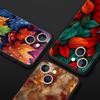 Cartoon Leaf Phone Case Cover for iPhone 17 16 15 14 13 12 Pro Max 11 Pro Max 17 AIR Plus Shockproof Soft TPU Shell Fundas Capas