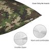 Camo Style Black Orange Camouflage Pillow Case Square Pillow Cover Funny Pillowcases For Sofa Home Decoration