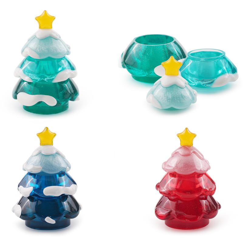 DIY Crystal Dropper Mold, Epoxy Resin, Christmas, Christmas Tree, Storage Jar, Bottle, Mirror Silicone Mold