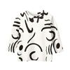 Children's 3/4 Sleeve Tops Knit  Casual  Print T Shirt Round Neck Pullover Blouse