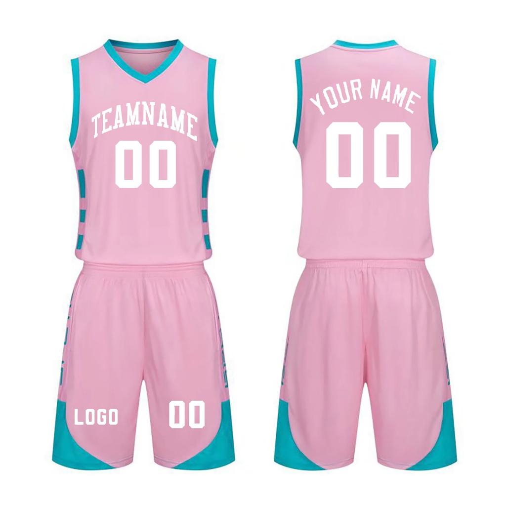Customizable Basketball Set 2 Piece DIY Sports Uniform for Men Women