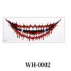 Halloween big mouth tattoo sticker party party fun makeup thriller DIY mouth makeup face sticker