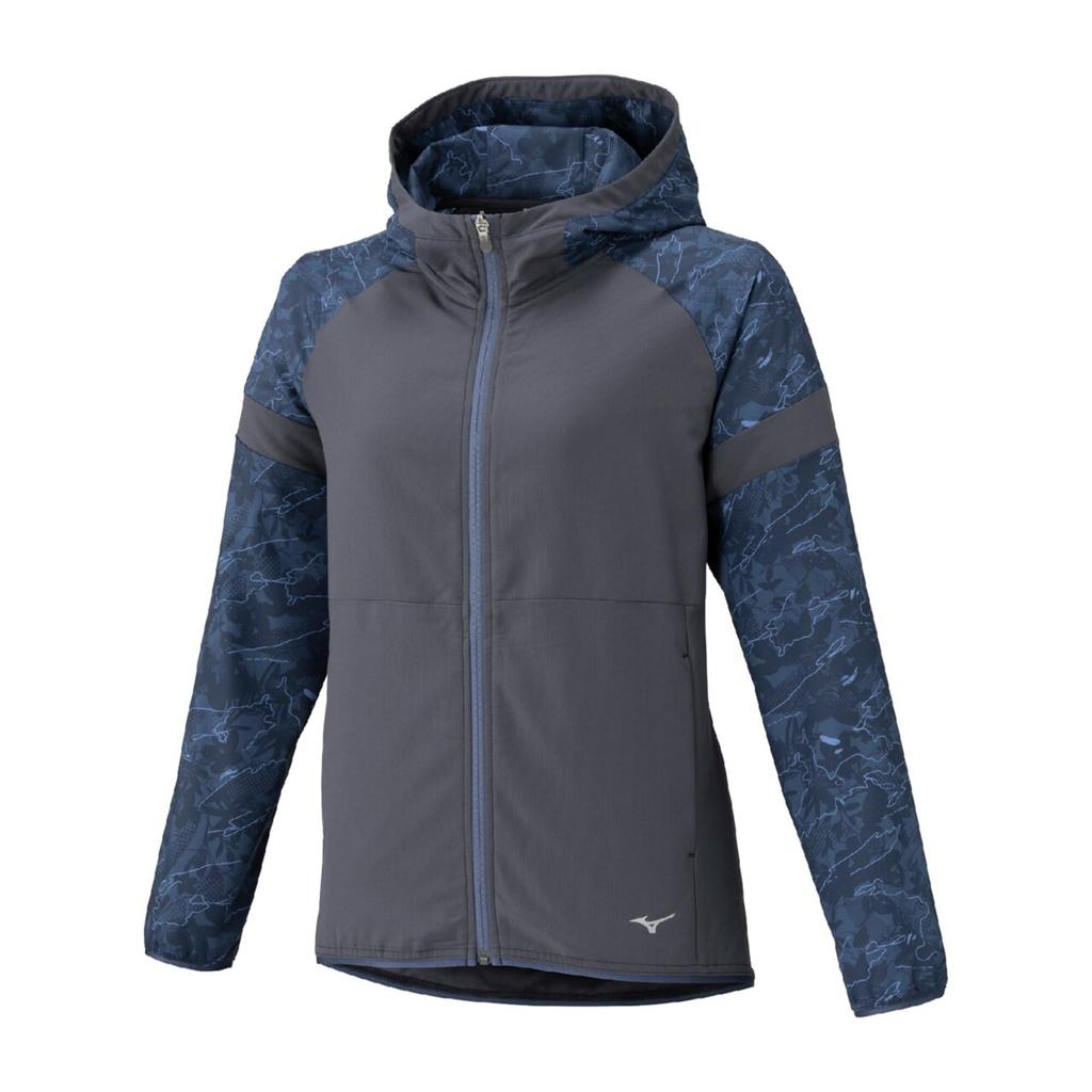 Mizuno Cross Hoodie Training Dark Blue Women's Wear, UPF50+ Jersey, 32MCC340,