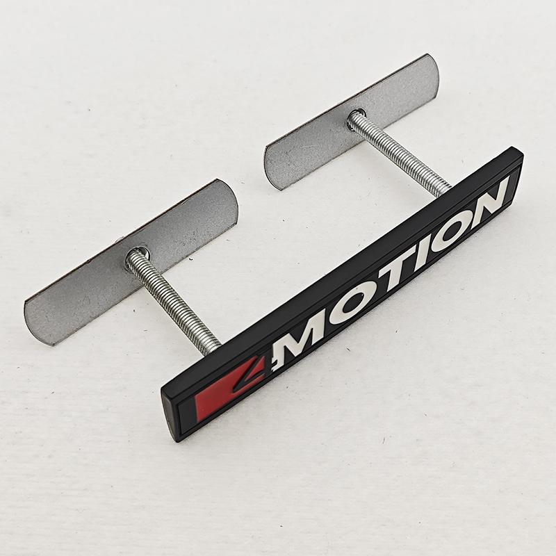 SVLHP1 3D Car 4MOTION Emblem Logo Trim Front Hood Grille Badge Rear Trunk Sticker For VW Volkswagen Polo Golf Passat Jetta Accessories
