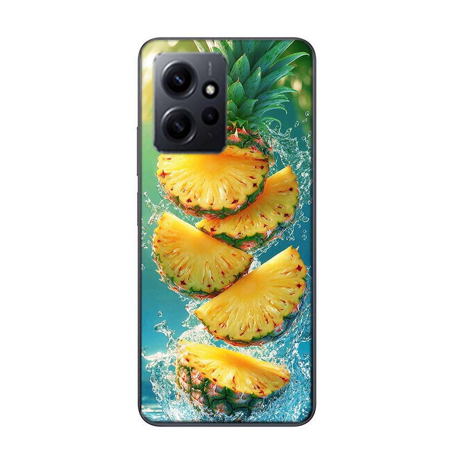 Harvest Pineapple Phone Case For Redmi Note 14 15 Pro 5G 13 12 Pro Plus 11 11T 11E 11S 10 Pro 10S 9 9S Cover Cell Clear TPU Capa