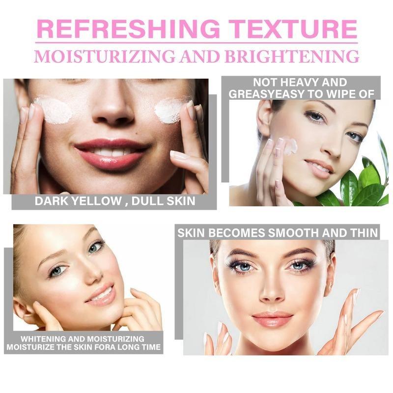Crema facial de Ácido Kójico, crema hidratante antiarrugas para la piel, ilumina el tono de la piel, manchas descoloridas, crema de rejuvenecimiento de melanina
