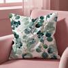 Watercolor Eucalyptus Flowers Cushion Cover Multi-Scene Pillow Cover for Home & Car - Reversible, Soft & Durable for Daily Use