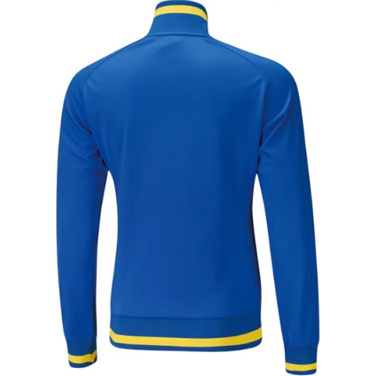 Li Ning Logo Stand Collar Cardigan Sweatshirt Women Sweatshirt Bright-Blue AWDM546-1