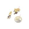 (moin Moin) Bookmark Bookmarker Cherry Blossom Metal Gold Set of 3
