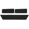 Conjunto de 3 Tapetes de Degrau Para VW Transporter T5 T6 Preto Antiderrapante Tapetes de Porta Para Campervan Porta Deslizante & Porta do Condutor & Passageiro