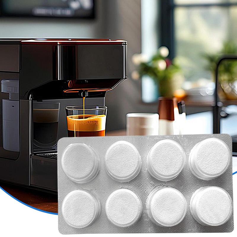 8pcs/Set Cleaning Tablets For Espresso Machine Coffee Machine Cleaner Descaler Tablets Quick Safe & Effective Descaling Tablets