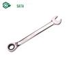 SATA 46614 22mm Full-Polished Reversible Ratchet Combination Wrench